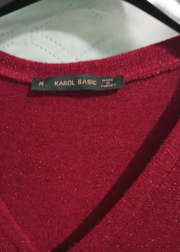 Bordo Uzun Kollu Piliseli Triko Elbise - Görsel 6