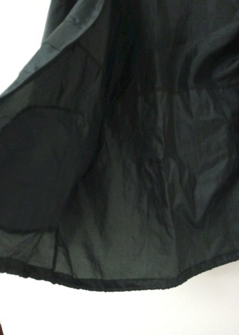 Siyah Fermuarlı Yağmurluk - Görsel 2