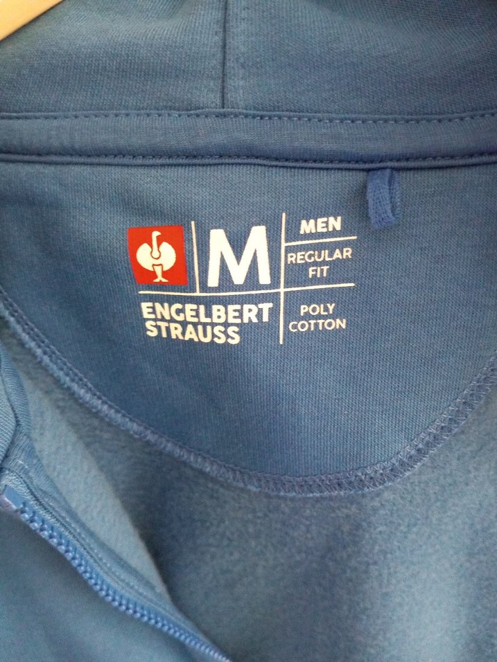 Mavi Fermuarlı Sweatshirt - Görsel 3