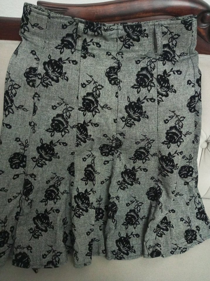 Gri Renk Fırfırlı Kız Eteği - Görsel 2