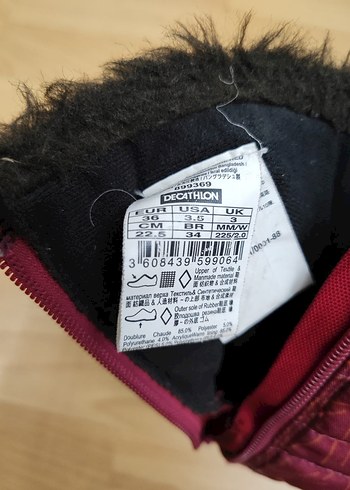 Kız Çocuk Kırmızı Fermuarlı Sıcak Bot - Görsel 2