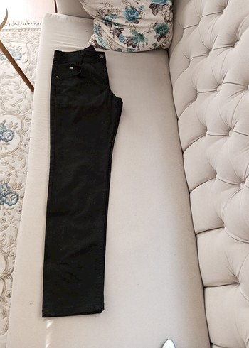 Kadın Siyah Skinny Denim Pantolon - Görsel 3