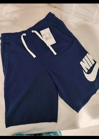Nike Nike Mavi Rahat Kesim Street Wear Şort