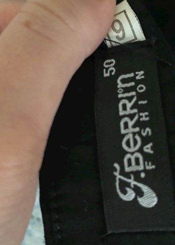 Diğer Siyah Midi Kumaş Kadın Pantolon