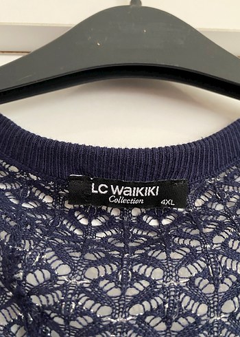 LC Waikiki Düğmeli Lacivert Kadın Hırka