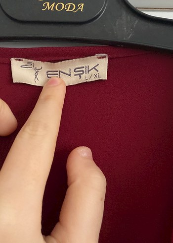 Bordo Uzun Kollu Salaş Kadın Sabahlık - Görsel 2