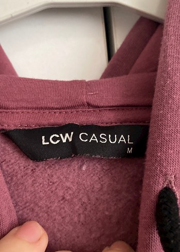 Bordo Kapüşonlu Uzun Kollu Sweatshirt - Görsel 3