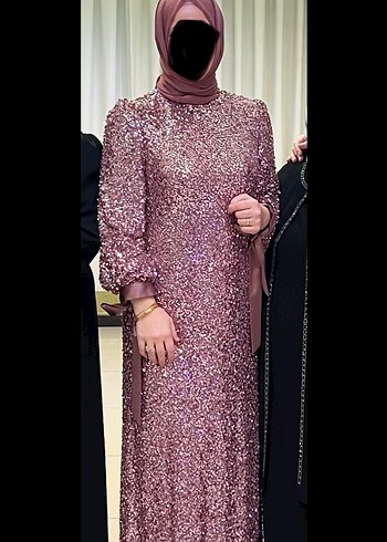 Pul payet abiye - Görsel 2