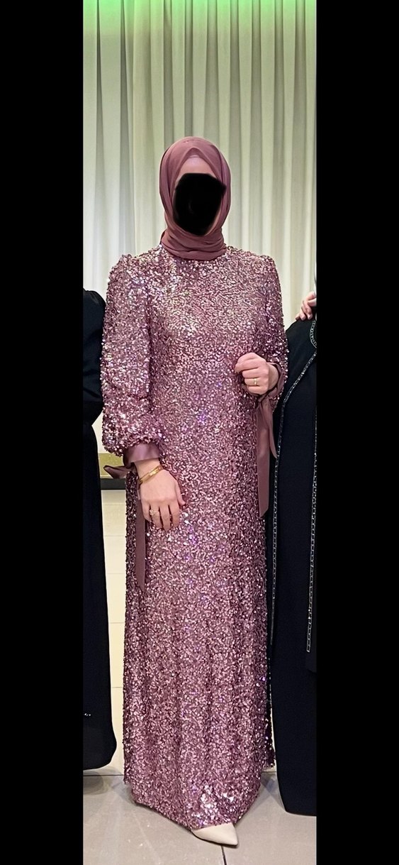 Pul payet abiye - Görsel 2