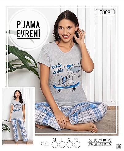 Pijama takımı kısa kol
