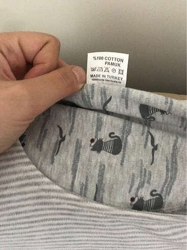 xl Beden gri Renk Miss Melina Sıfır XL pijama takımı