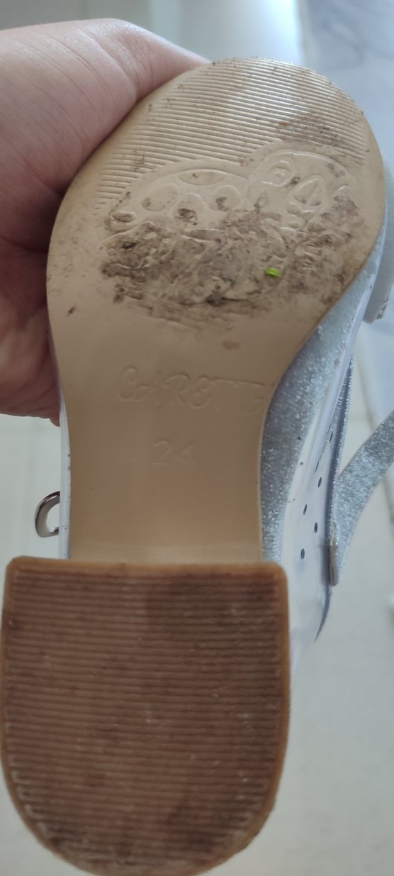 Kız Çocuk Gri Fiyonk Detaylı Babet - Görsel 3