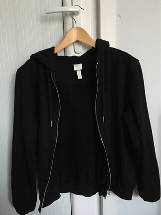 H&M Siyah Oversize Hırka