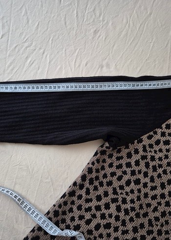 Düğmeli Desenli Kahverengi Hamile Ceketi - Görsel 8