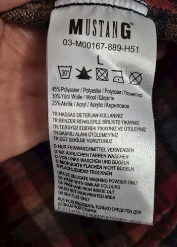 Erkek Çok Renkli Ekose Düğmeli Uzun Kollu Gömlek - Görsel 4