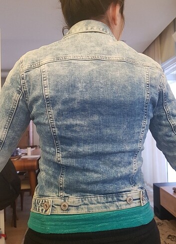 Mavi Kadın Jean Ceket - Görsel 6