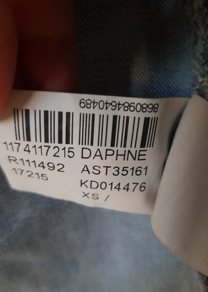 Mavi Kadın Jean Ceket - Görsel 3