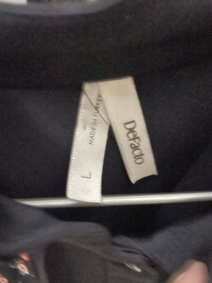 Uzun Kollu Siyah Çiçekli Kadın Tunik - Görsel 4