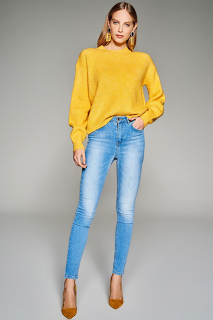 36 Beden mavi Renk Trendyol denim