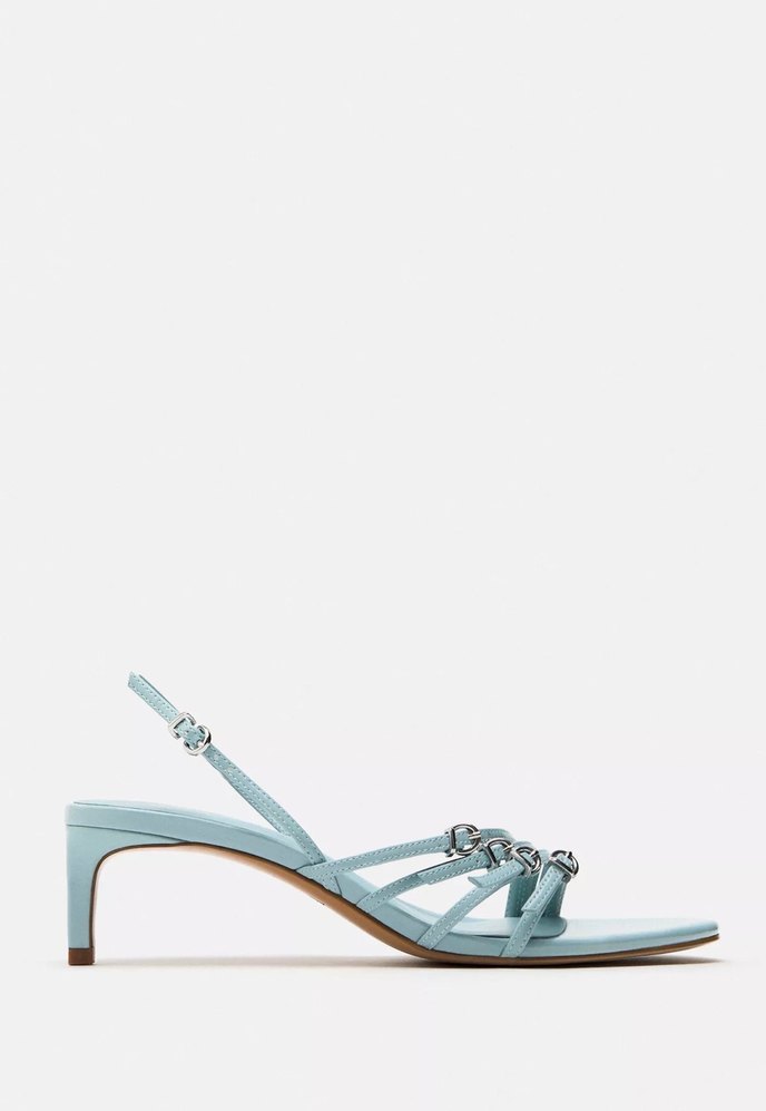 Zara kısa topuklu sandalet - Görsel 3