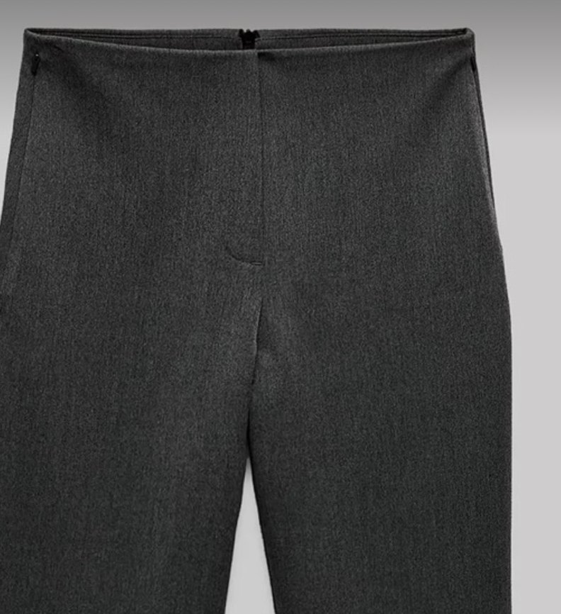 Zara yan cep detaylı İspanyol paça - Görsel 2