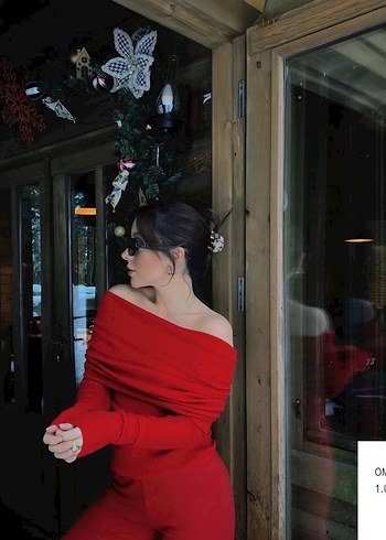 Zara omuzları açık triko bluz - Görsel 3