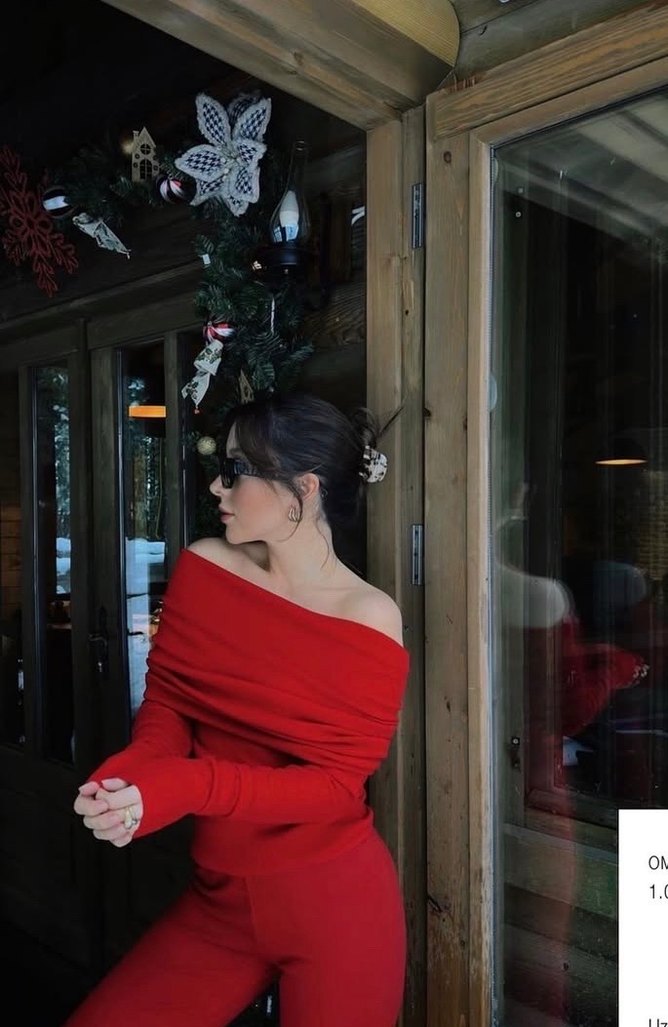 Zara omuzları açık triko bluz - Görsel 3