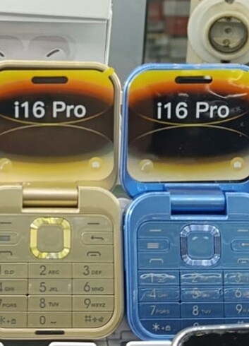 İ 16 pro max çift hatlı tuşlu telefon 