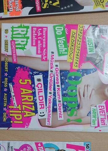 Çeşitli Popüler Dergiler dream girl ve hey girl dergileri - Görsel 8