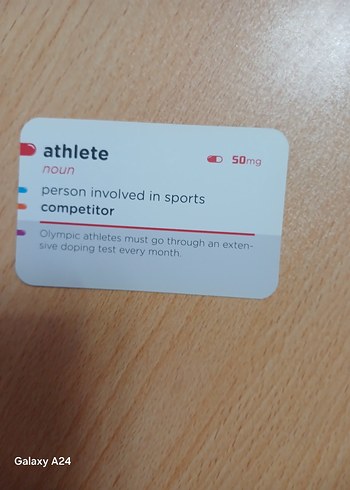 Kırmızı Dil Altı 600 IELTS Kelime Hafıza Kartları - Görsel 5