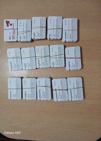 Kırmızı Dil Altı 600 IELTS Kelime Hafıza Kartları - Görsel 13