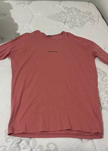 Pembe Uzun Kollu Kadın Tişört