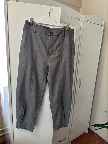 Zara gri kumaş pantolon