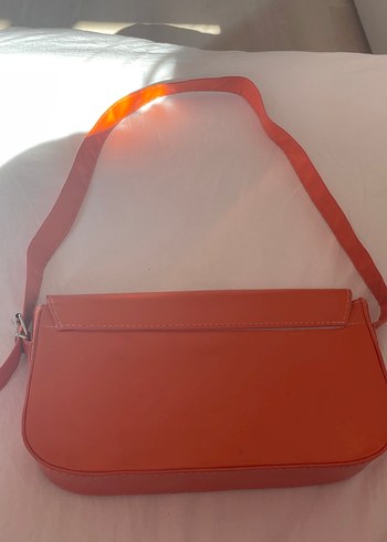 Kırmızı Deri Minimalist Kadın Çanta - Görsel 2