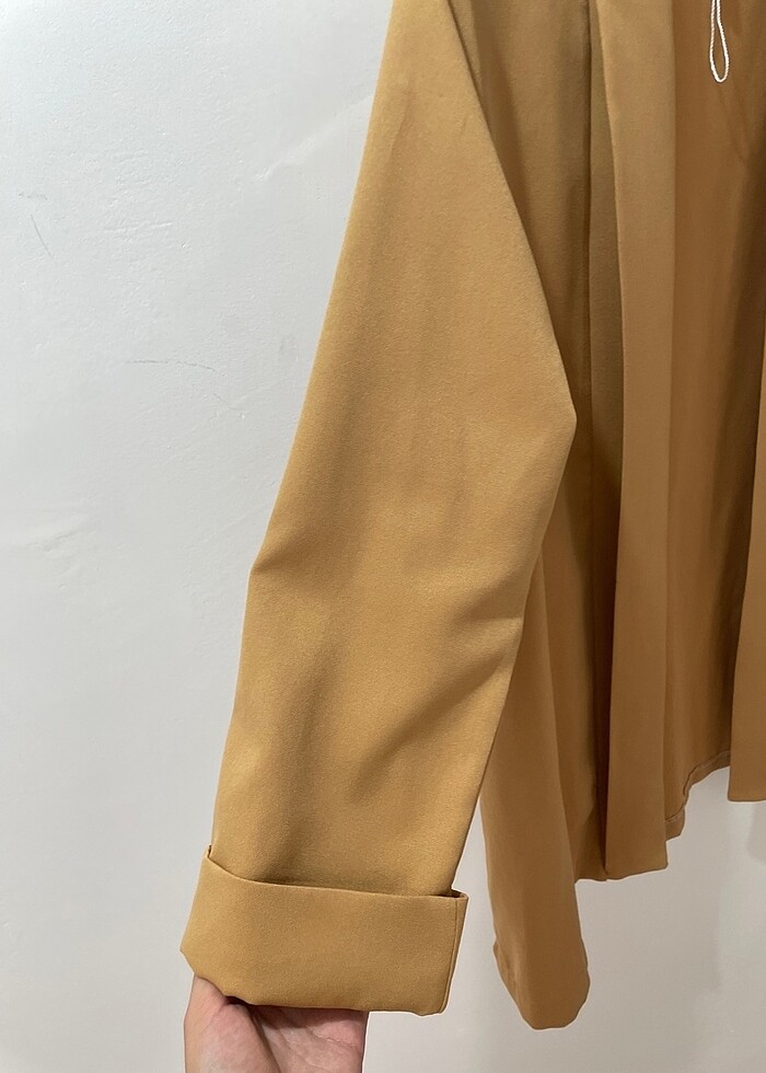 Taba blazer ceket - Görsel 2