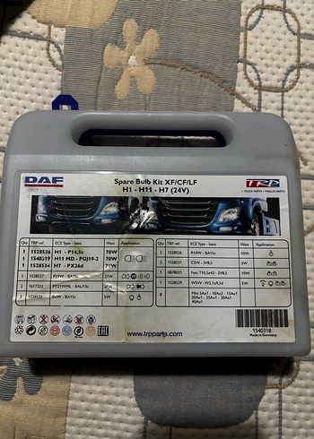 Mavi Araç Ampul ve Sigorta Seti - Görsel 2