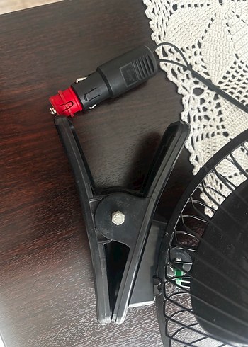 Klipsli Siyah Masaüstü Vantilatör - Görsel 3