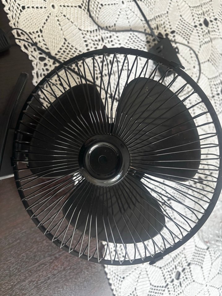 Klipsli Siyah Masaüstü Vantilatör - Görsel 2