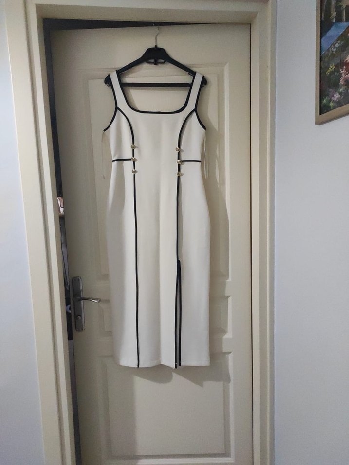 Modern Klasik Zara Kadın Elbise - Görsel 2