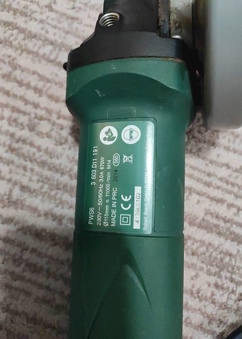 Bosch PWS 6 Yeşil Elektrikli Taşlama Makinesi - Görsel 5