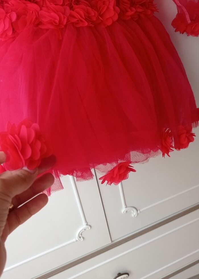 Kız bebek parti elbisesi - Görsel 3