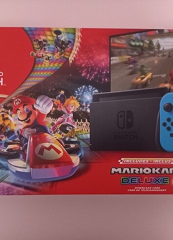 Nintendo Nintendo Switch V2 Mario Kart 8 Deluxe versiyonu