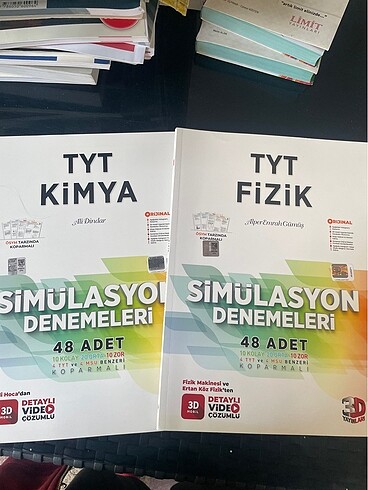 tyt kimya fizik simülasyon denemeleri 3d yayınları
