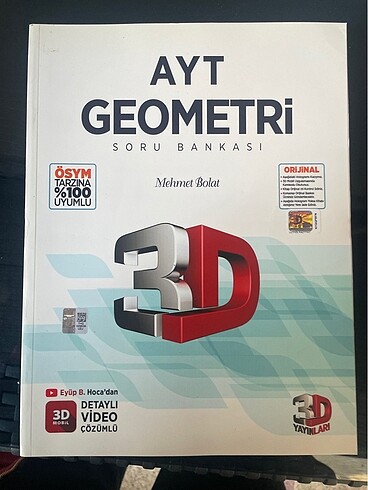  3d soru bankası tyt matematik tyt geometri ayt geometri