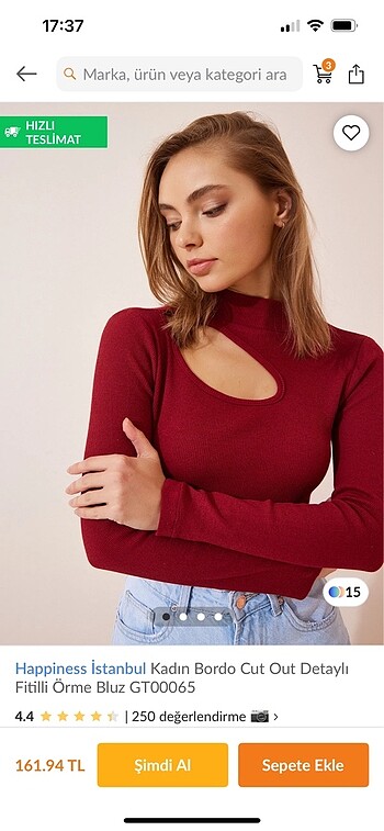 Cut out detaylı bluz