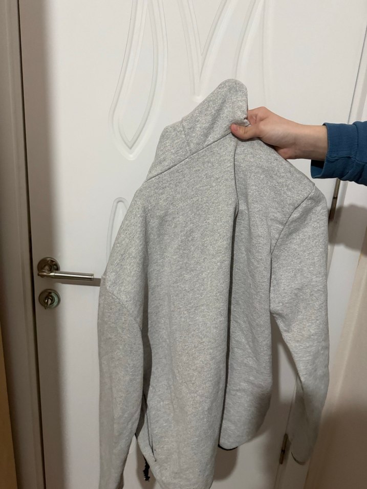 Nike Gri Fermuarlı Erkek Polar Sweatshirt - Görsel 2