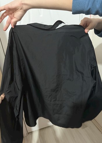 Erkek Siyah Fermuarlı Midi Yağmurluk - Görsel 2