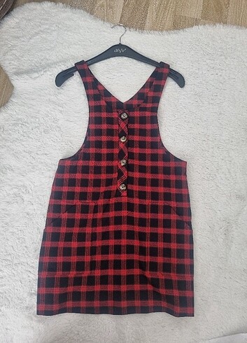 Kız çocuk salopet elbise