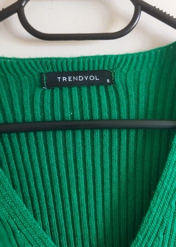 Trendyol & Milla Yeşil V Yaka Kadın Triko Kazak