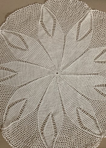 Bohem Tarzı El Örgüsü Beyaz Dantel Altlık Seti - Görsel 2